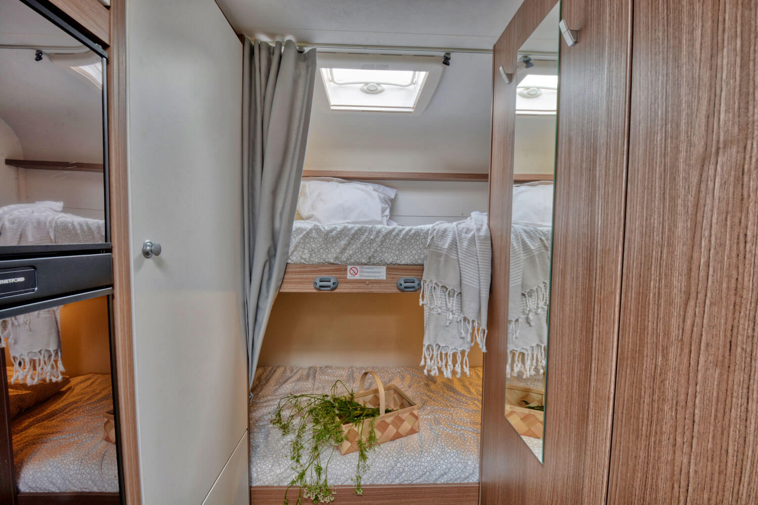 SkandiTrip family motorhome comfortable living room section