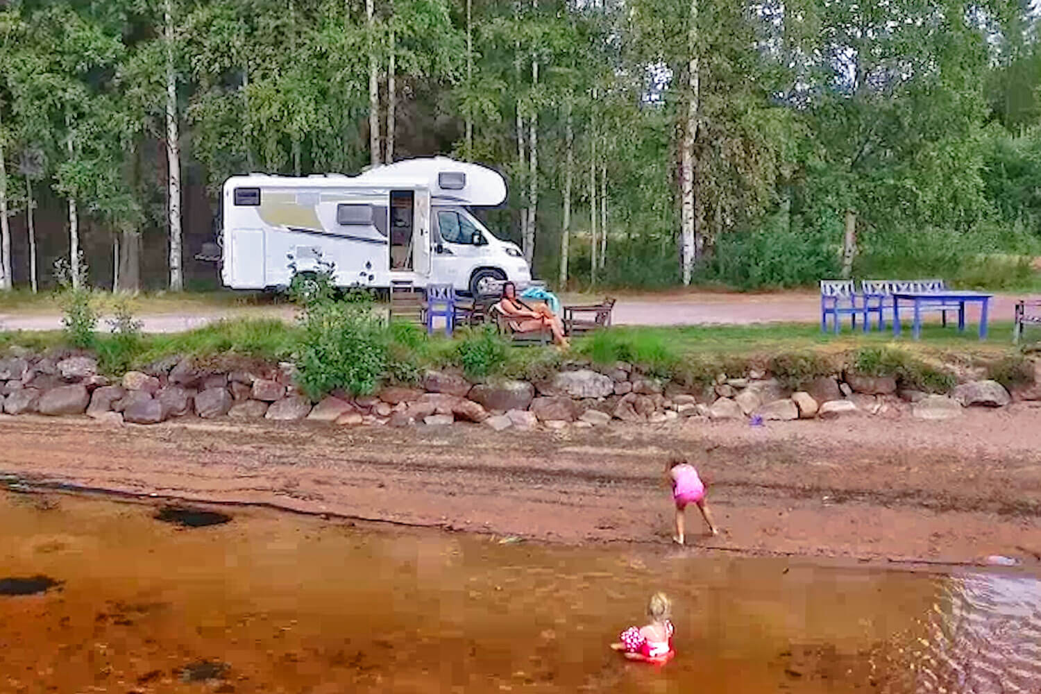 SkandiTrip family motorhome bathroom
