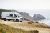 coast camping with campervan at Sweden