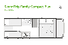SkandiTrip small motorhome nighttime blueprint