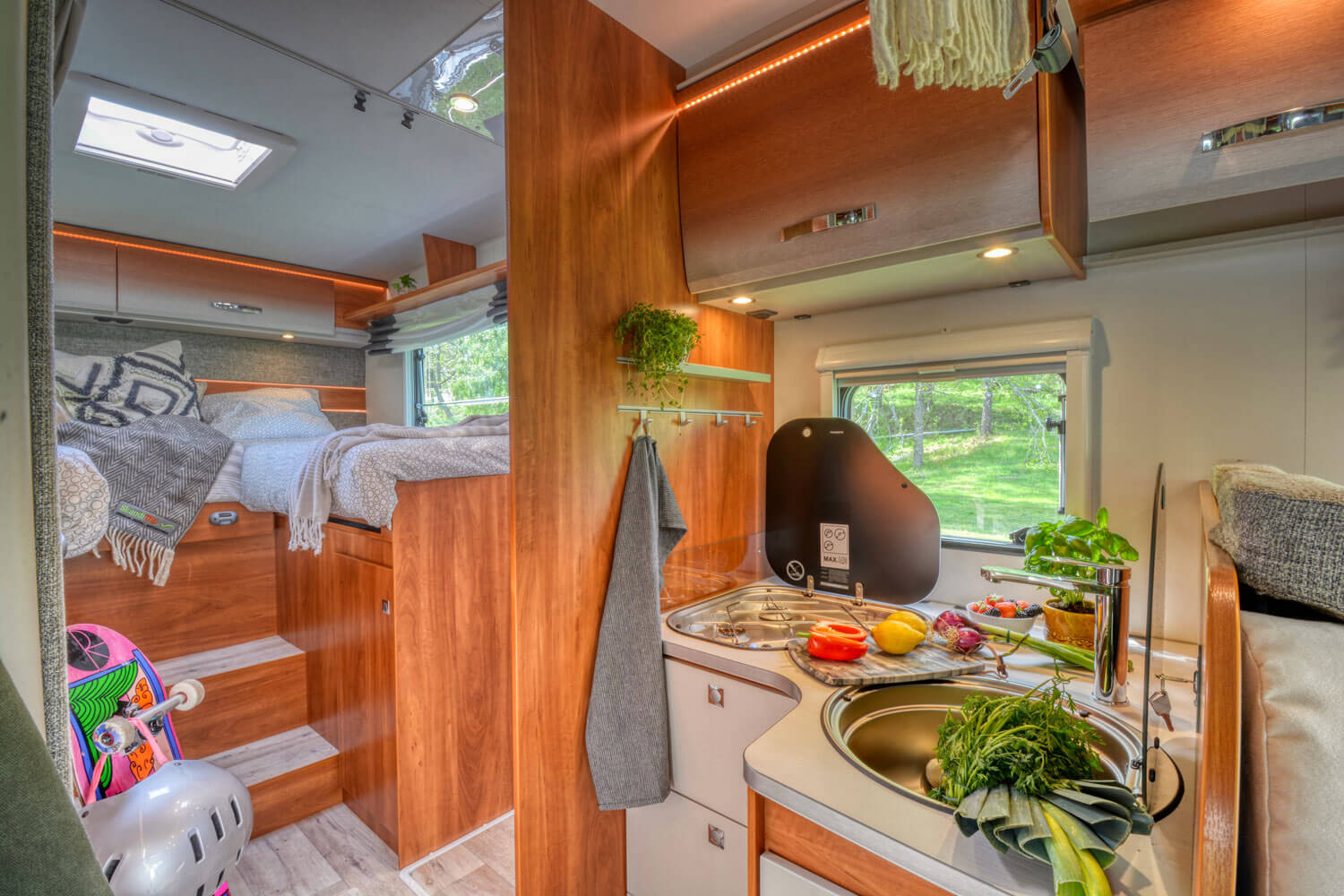 SkandiTrip small motorhome pentry